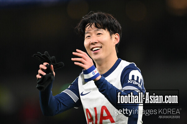 Son Heung-Min of Tottenham Hotspur /Getty Images