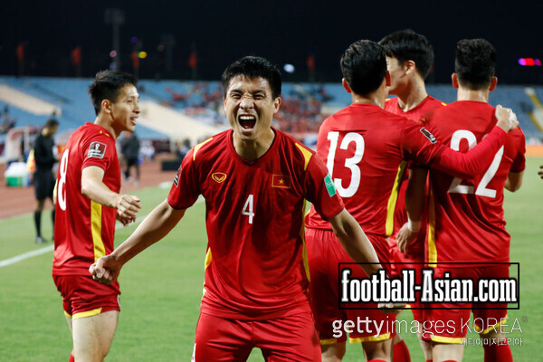 Vietnams soccer team celebrates / Getty Images